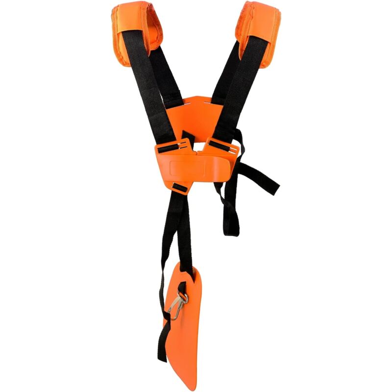 Doppelschultergurt Für Freischneider - Tragegeschirr Für Freischneider, Kettensäge Und Rasenmäher, Kompatibel Mit Stihl Fs, Km-serie Kantenschneider, Orange Ikodm