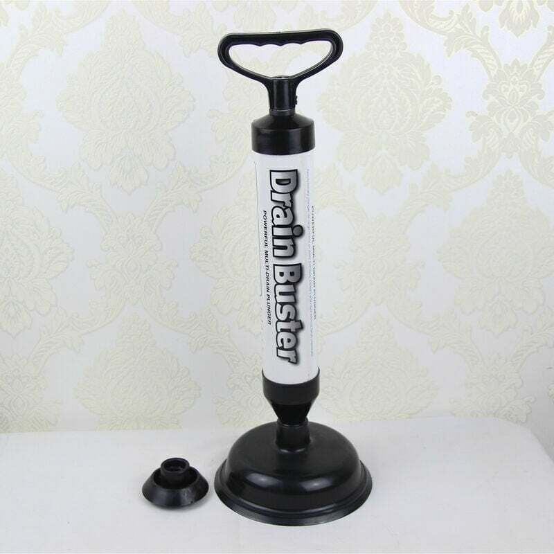 Kraftvoller Toilettenentstopfer Mit 2 Saugnäpfen. Hochdruck Aus Abs Für Badezimmer, Toiletten, Badewannen, Duschen Und Waschbecken.