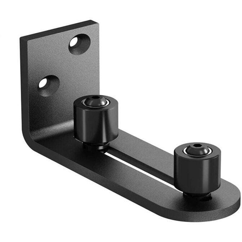 Promotion Guide Für Schiebetüren Der Scheune, Wandmontiert, Einstellbar, Kugellager Mit Schwarzer Führung - 120×50×60mm