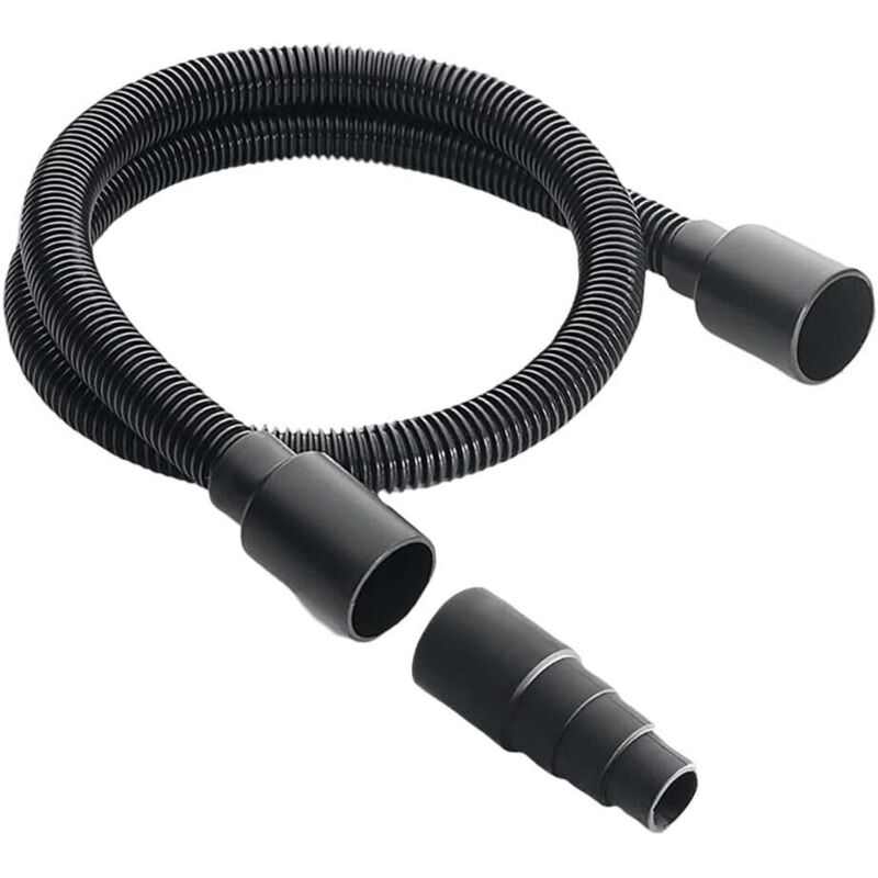 Kompatibles Absaugset Für Elektrowerkzeuge, 1 M Flexibler Staubabsaugschlauch Mit Adapter, Schwarze Kunststoff-vakuumhalterung Zur Direkten Entfernung Von Schmutz