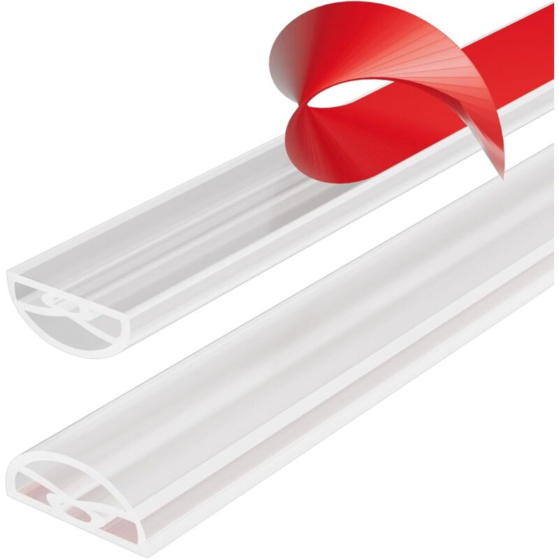 Duschschwelle, Dichtungsstreifen Aus Selbstklebendem Silikon, Faltbare Duschbarriere, Geeignet Für Rollstuhlgerechten Zugang (1 M, Transparent)