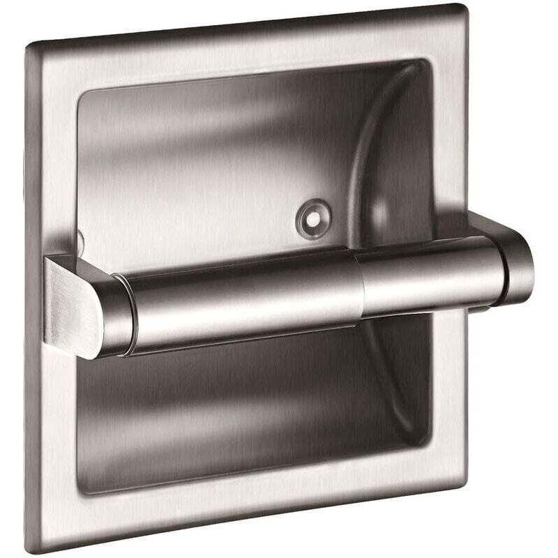 Eingebaute Toilettenpapierhalter Aus Edelstahl, Papierrollenhalter Für Wc, Badezimmer Und Küche - Silber