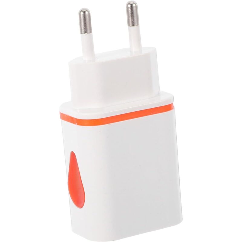 Doppel-usb-ladegerät Mit Integrierter Led, Kompakter Reiseadapter, Kompatibel Mit Smartphones, Sanftes Nachtlicht Für Schlafzimmer, Flur Und Innenbereich
