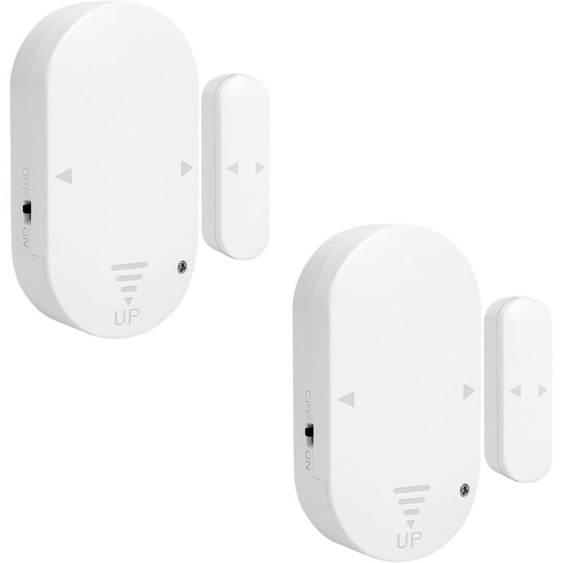 Tür- Und Fensteralarm, 2er-pack Glasbruch-vibrationssensoren, 130 Db Laute Sirene, Sensoren Für Türen Und Fenster, Hausalarm Für Haus, Geschäft, Wohnung