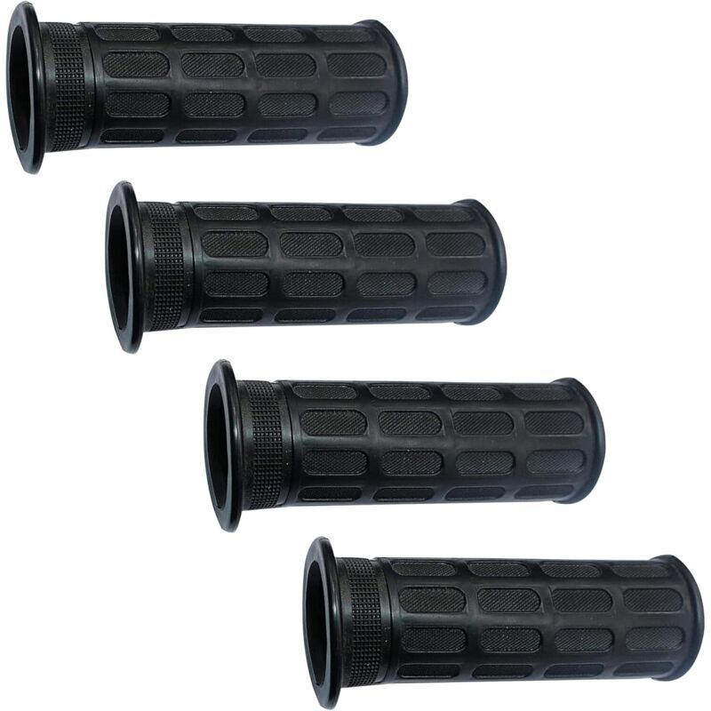 Set Aus 4 Rutschfesten Griffen Mit 30 Mm Innendurchmesser Aus Weichem Gummi Für Schubkarren (schwarz, 125 Mm Länge)