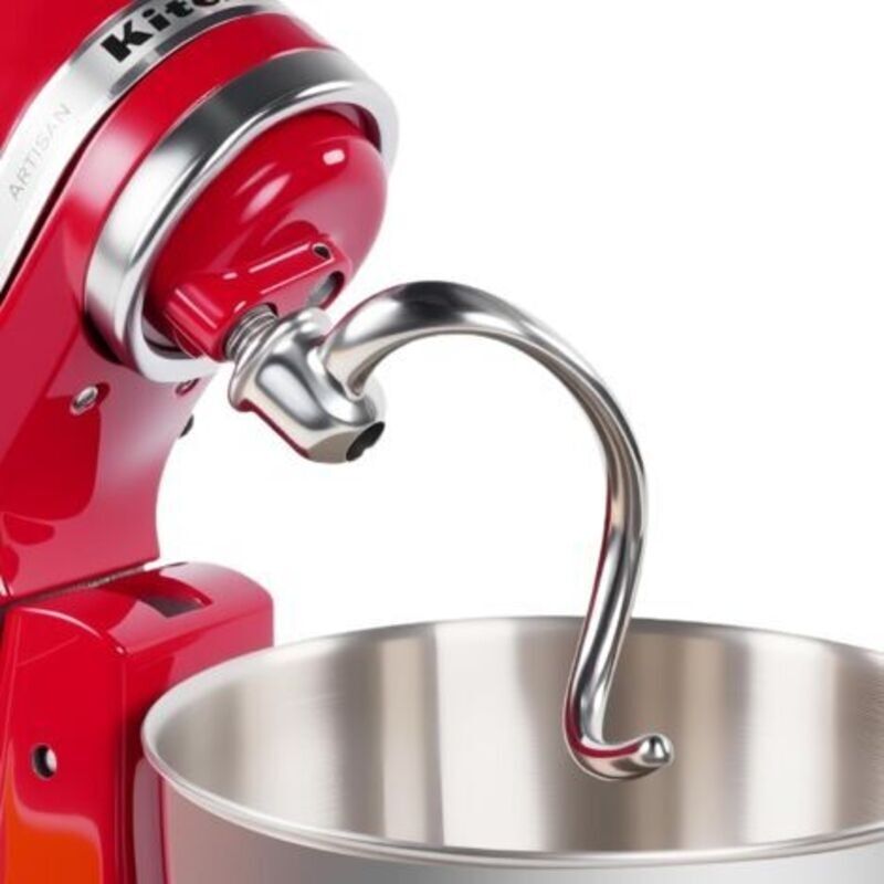 Spiral-knethaken Aus Edelstahl, Kompatibel Mit Kitchenaid-küchenmaschinen Mit Schwenkbarem Kopf (4,5 Bis 5 Liter). Effizientes Kneten. Spülmaschinenfest.