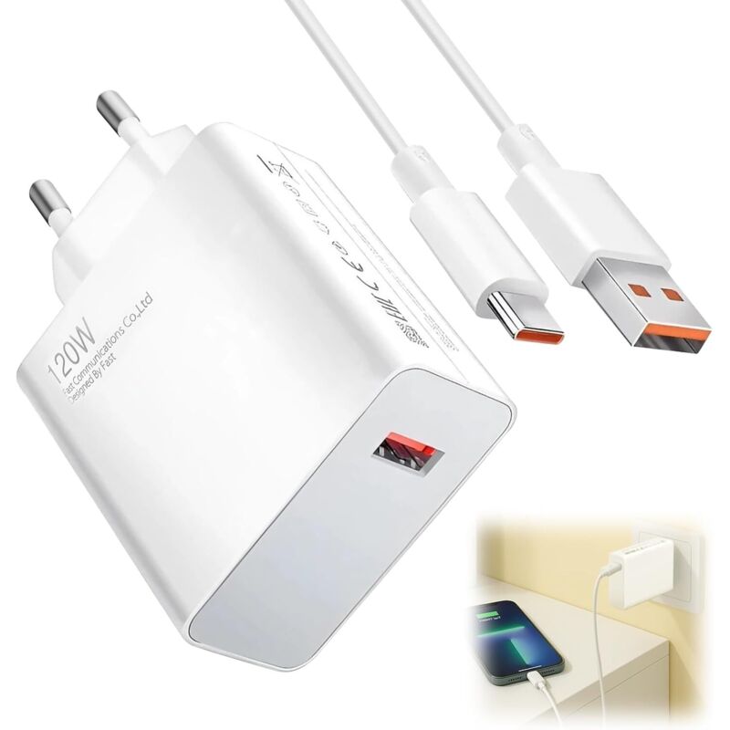 120w Schnellladegerät Für Xiaomi 14t Pro/13t Pro/11t Pro, Usb-c Ladegerät Für Redmi Note 14 Pro 5g, Xiaomi Poco F7 Ultra, F6, Redmi Turbo 4/3, Realme Ladegerät