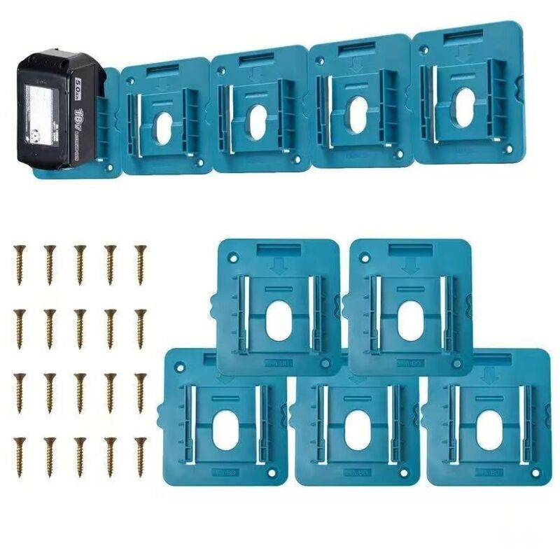 Wandhalterung Für Makita 18v Und Bosch Akkus (5er-pack), Kompatibel Mit Den Modellen Bl1850/1840/1830 (akkus Nicht Enthalten).