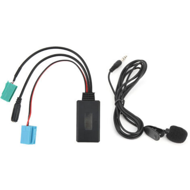 Cble Audio Bluetooth 6-polig, Aux-in Stereo-adapter Für Auto Mit Mikrofon, Geeignet Für Clio/espace/megane