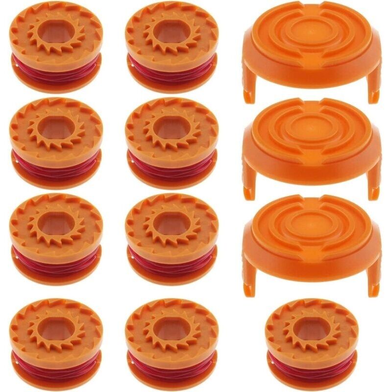 Wa00010 Langlebige Ersatzspule Für Worx 20 V Rasentrimmer Ø 1,65 Mm/3 M Kompatibel Mit Wg150.wg151.wg151.5.wg152.wg153.wg154.wg155.wg155.5.wg156.wg157.wg160.wg160.1.wg160.2.wg163.wg165.wg175.