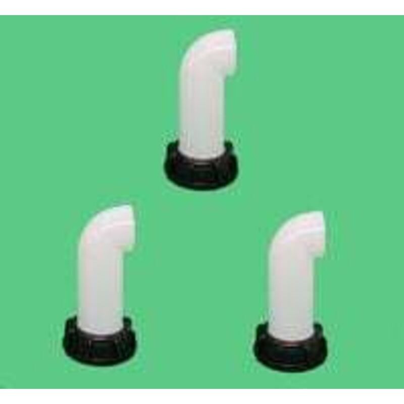 3er-pack Ibc-tankhahn-verlängerung, Regenwasserverlängerung, Universeller Schlauchadapter Für Ibc-tankhahnanschluss (außengewinde 60 Mm)