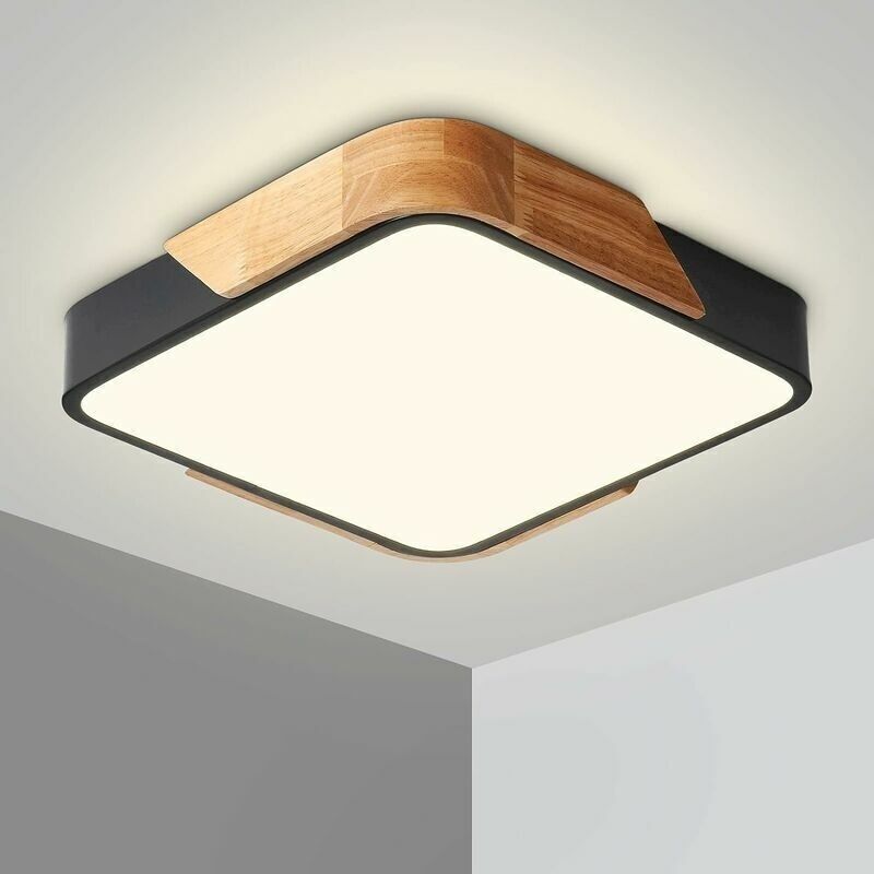 Led-deckenleuchte 24w Mit Fernbedienung – Einstellbare Helligkeit 3200k Bis 6500k – Ultradünn 30 Cm Für Badezimmer, Wohnzimmer, Küche