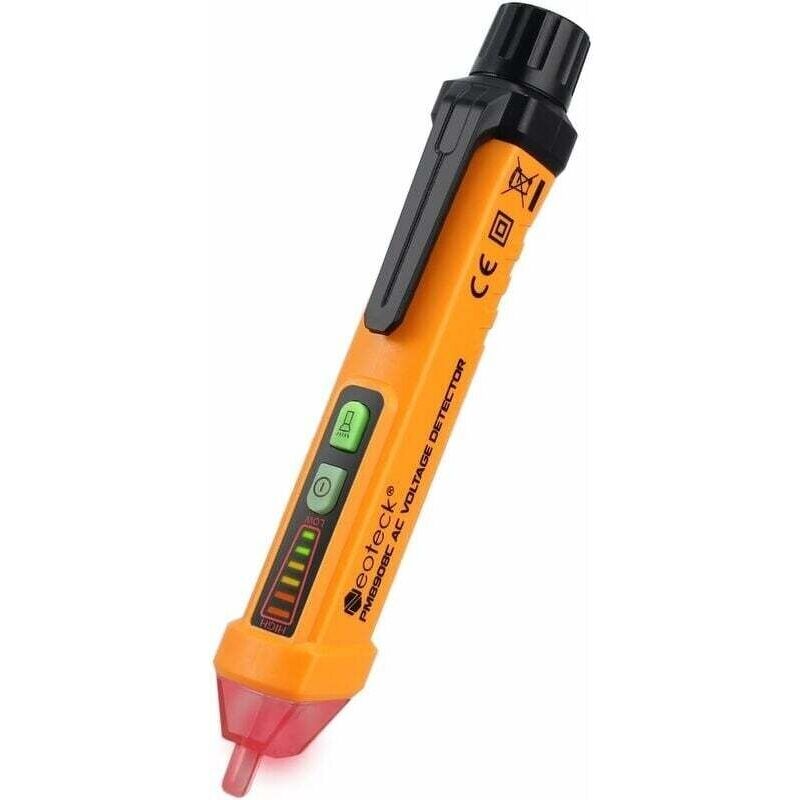 Elektrischer Tester. Berührungsloser Spannungsdetektor 12-1000v. Test Von Phase/neutralleiter. Akustischer & Optischer Summer. Taschenlampe. Ac 50-500hz. Spannungsprüfstift Ncv
