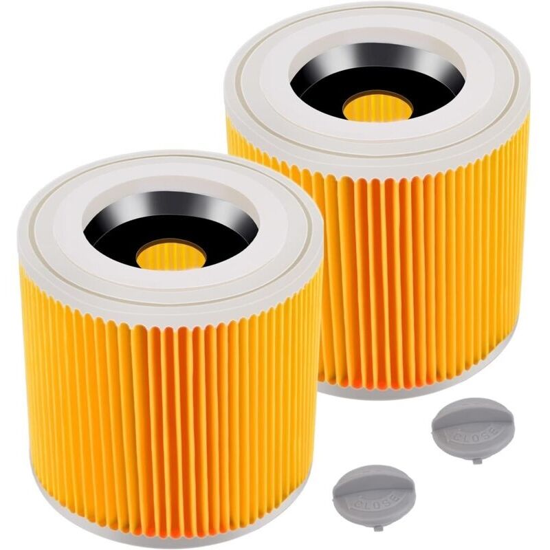 2er-pack Patronenfilter Für Kärcher Staubsauger Wd2, Wd3, Mv2, Mv3 – Hepa H12 Filter Zur Luftreinigung – Schnelle Installation