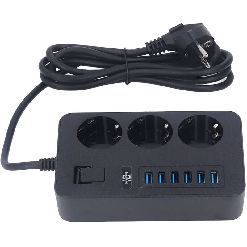 Multifunktionale Usb-stromleiste, Flammhemmend, Intelligente Stromleiste 110- Für Haus Und Garage