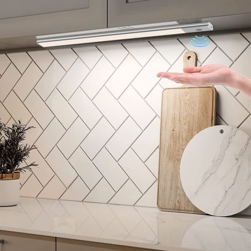 Unterbau-leuchte Für Die Küche, 40 Cm – Bewegungssensor – Usb-aufladbar – 3 Farbtemperaturen 3000k/4500k/6000k – 16 Stunden Akkulaufzeit