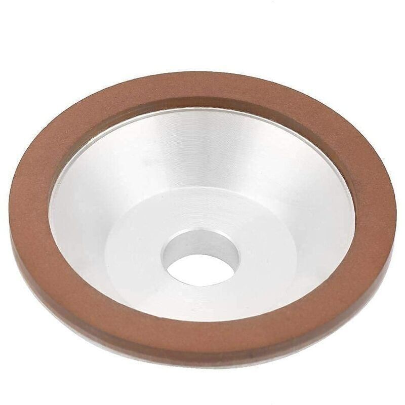 Diamantschleifscheibe In Schalenform, 100 Mm, Korn 180, Zum Schleifen Von Hartmetall