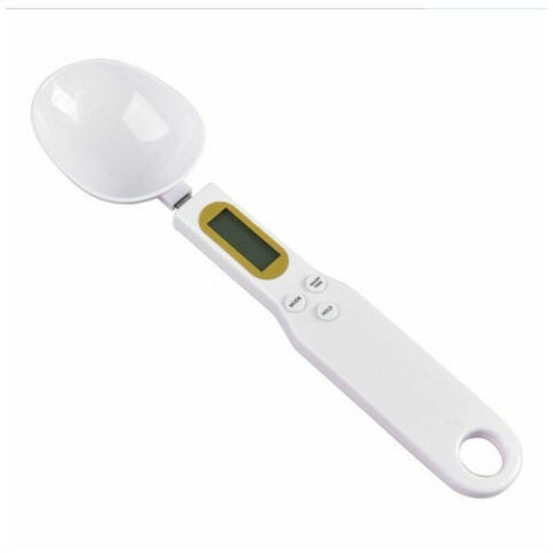 Digitale Löffelwaage Für Lebensmittel, Hochpräzise Küchenwaage Mit Tarafunktion, Wiegen Und Messen 1,1 Lb / 500 G (0,1 G), Milligramm-waage. Weiß Fonepro