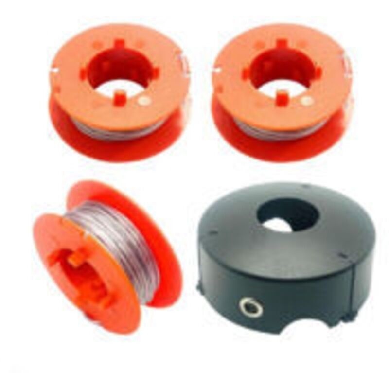 Fadenspule Für Bosch Art 23 26 30 Easytrim Und Combitrim. Pro-tap Automatisch. 8 M X 1,6 Mm Weicher Faden Mit Abdeckung F016l71088 (3 Spulen + 1 Abdeckung).