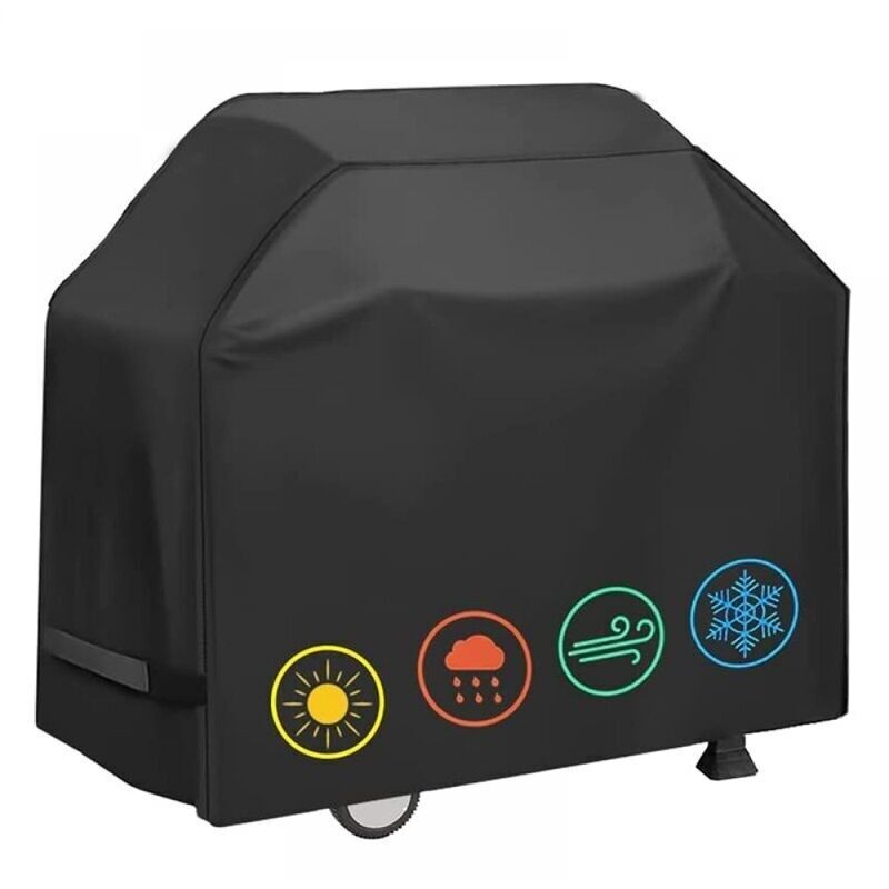 Housse Barbecue Exterieur. Barbecue Bâche De Protection Bbq Imperméable. 210d Oxford Protection Bbq À Gaz. Bache Barbecue Exterieur Rectangulaire(145x61x117cm)