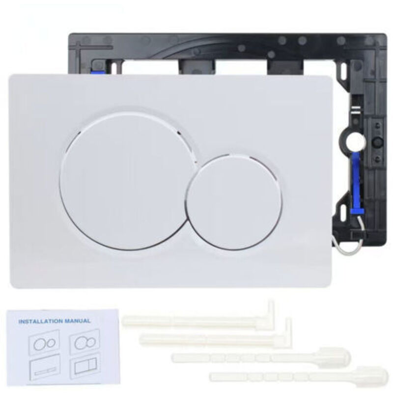 Geberit Sigma 30 Wc-betätigungsplatte – Langlebiger Kunststoff – Werkzeuglose Installation – Elegantes, Minimalistisches Design - Sigma01
