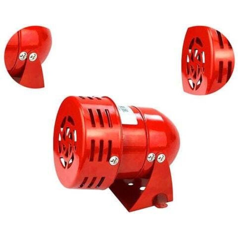 Externe Alarmsirene 220v – Lautstärke 120 Db – Hochfestes Metall – Für Notfallwarn- Und Industriesysteme - 120db