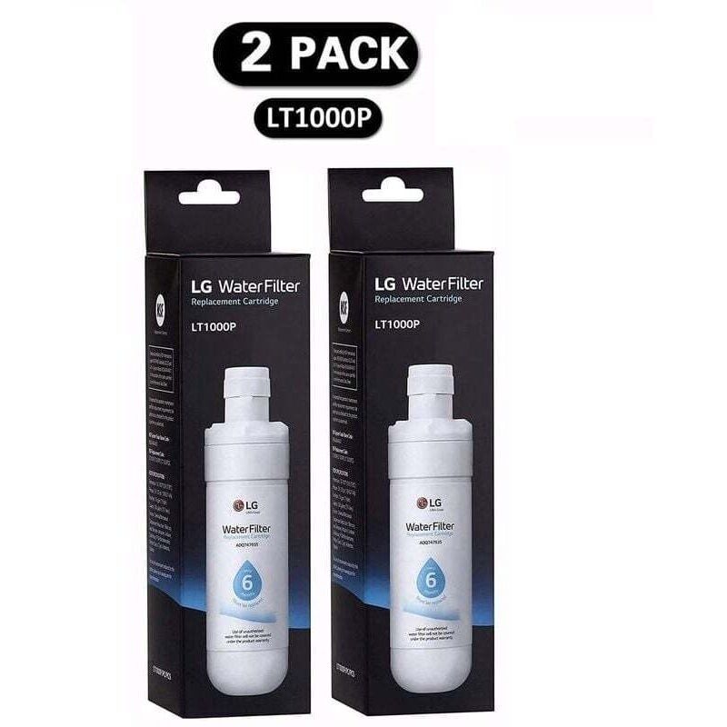 2er-pack Wasserfilter Lt1000p Für Kühlschrank – Effektive Filterung Von Schwermetallen – Kompatibel Mit Slim Space Plus Kühlschränken