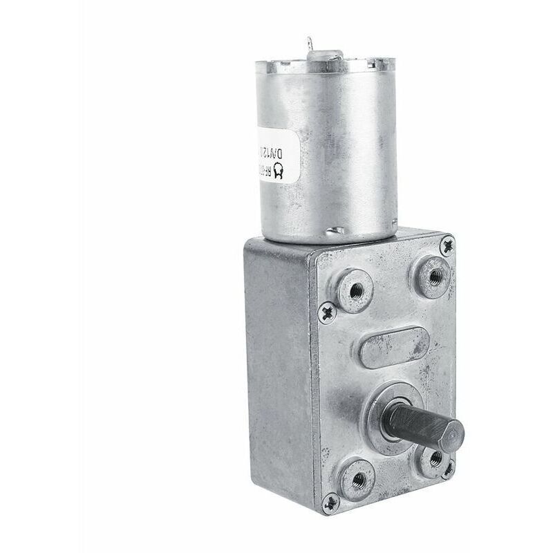 Dc 12v Reversibler Elektromotor Mit Getriebe, Hohem Drehmoment Und Schneckengetriebe Für Fenster. Türöffner (6 U/min)