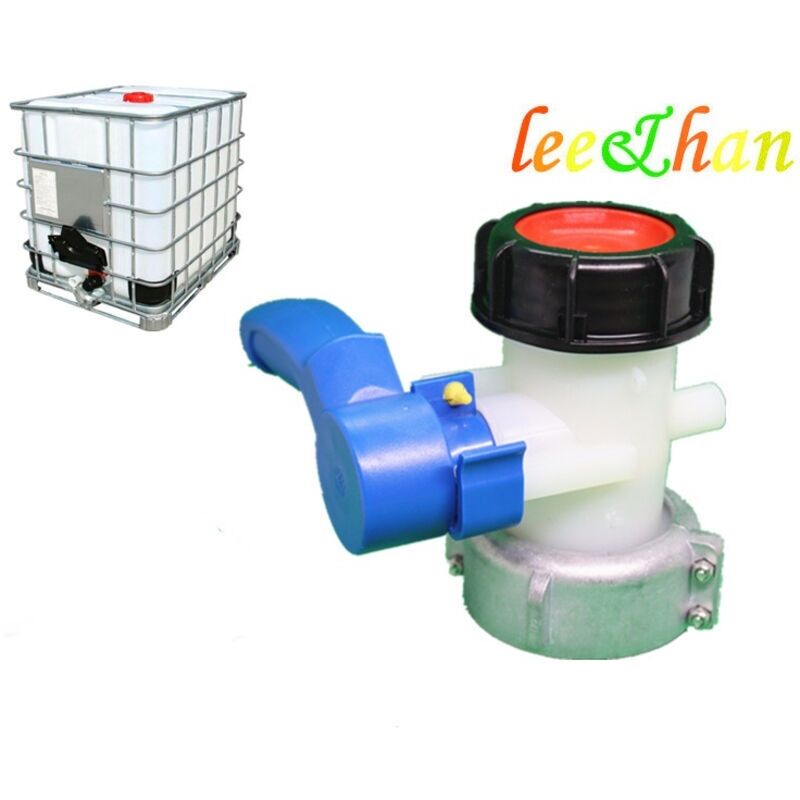 Ibc-tankadapter 62mm Dn40 Absperrklappe Entleerungsanschluss Entleerungsarmaturen Für Kraftstoff Und Öl. Tankventil
