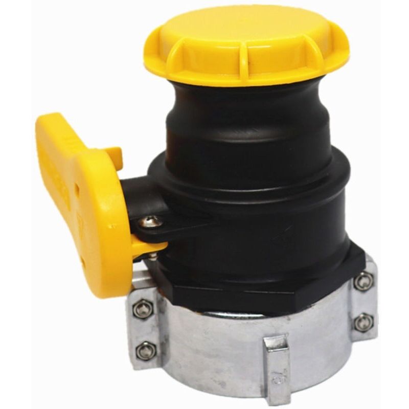 Ibc-tankadapter 75mm Dn50 Ablassschieber Ablassanschluss Für Kraftstoff Und Öl. Tankventil