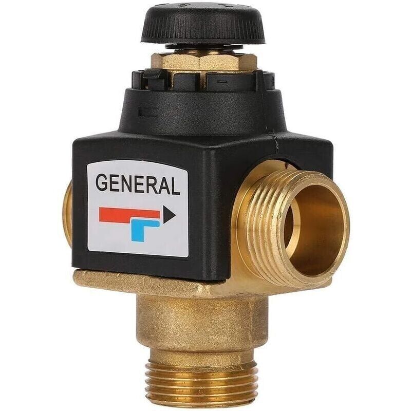 Thermostatische Badewannenarmatur Aus Messing – Metall-optik – Hoher Durchfluss Für Warmwasser – Verbrühschutzfunktion