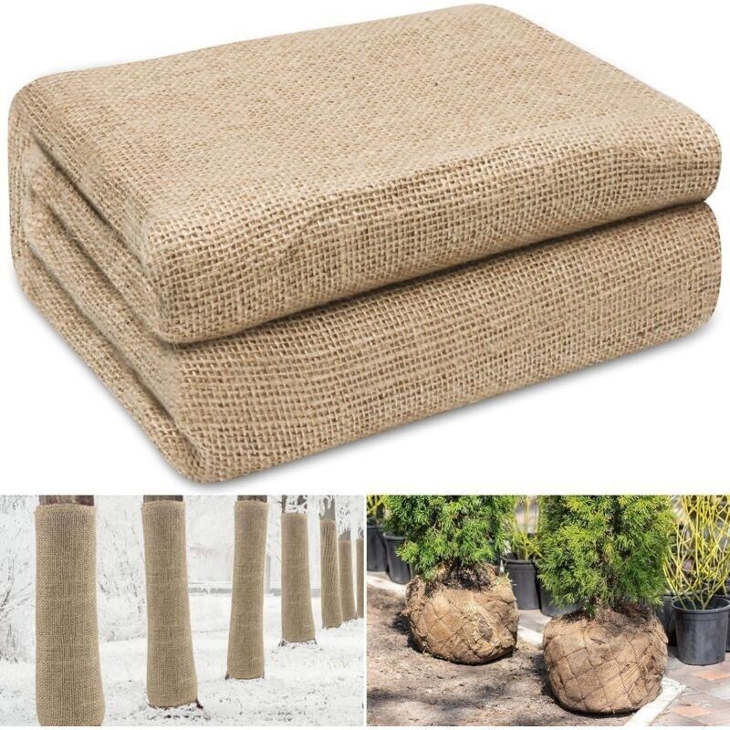 Natürliches Jutegewebe Für Den Garten. Winterschutz Für Pflanzen Und Gemüse Vor Frost, 40 Zoll X 15 Fuß