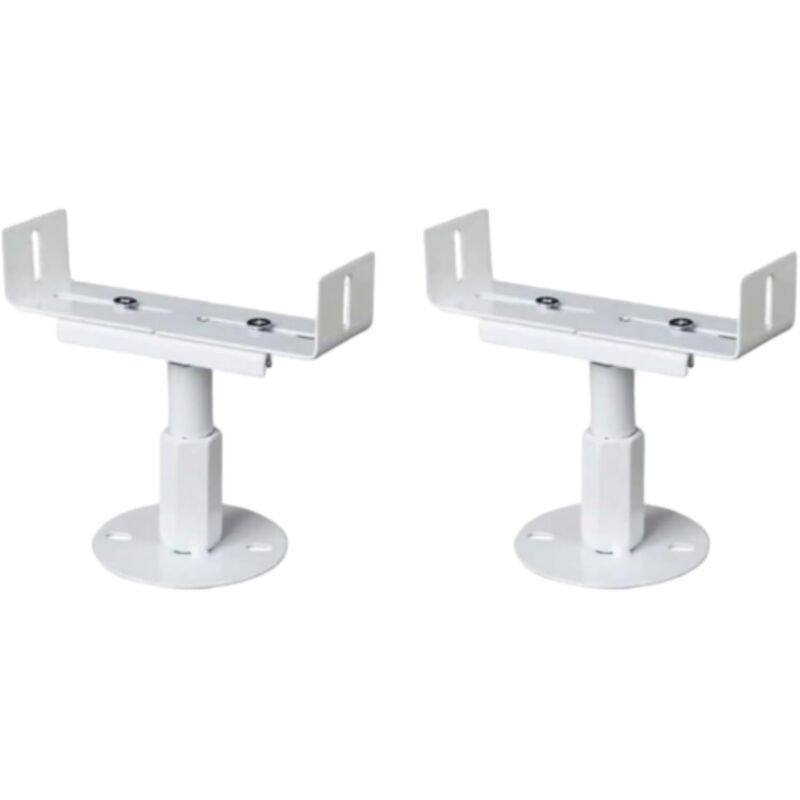 Heizkörperfüße Aus Stahl - 2er-set Verstellbare Standfüße Mit Einer Höhe Von 8 Bis 13 Cm - Elegantes Design - Antibeschlag - Einfache Installation Für Gussheizkörper - Weiß