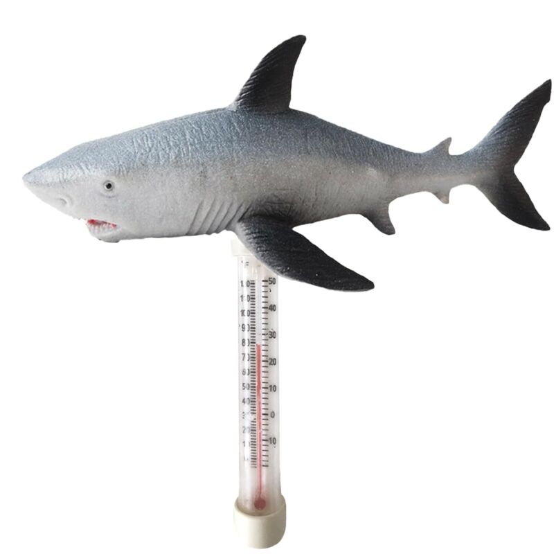 Schwimmendes Thermometer Für Pool - Schwimmendes Thermometer Für Becken - Für Innen- Und Außenbereich Mit Hai-thermometer