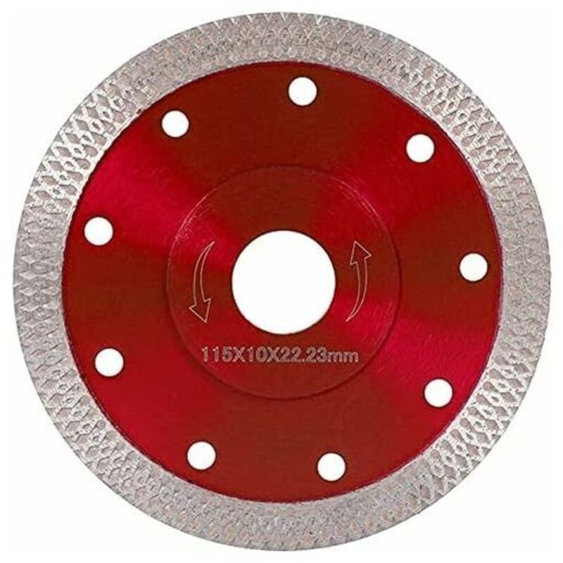 Ultradünne Diamanttrennscheibe 115 Mm – Für Winkelschleifer – Schneiden Von Porzellan, Fliesen, Granit, Marmor, Beton – Aufnahme 22,23 Mm