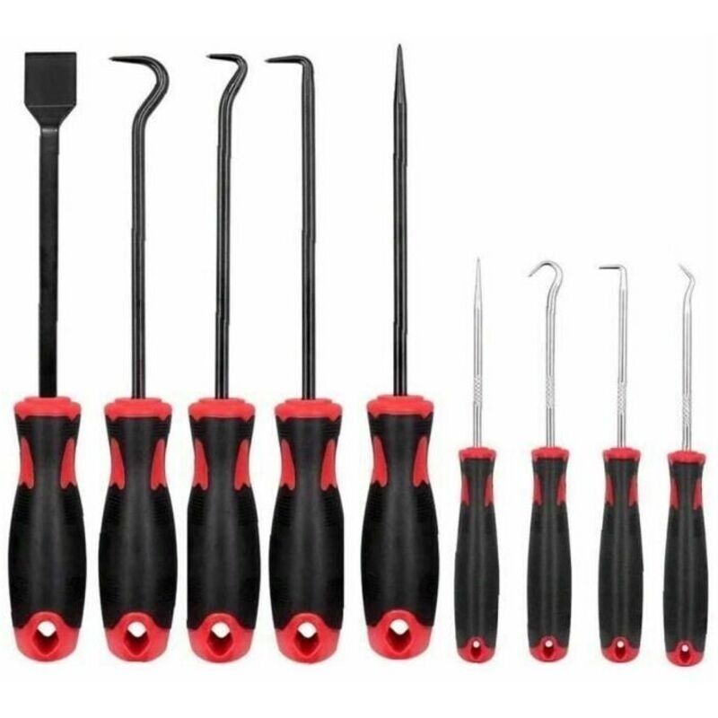 Öldichtungs-extraktor-werkzeug. Multifunktionale Autoreparatur Mini-haken Hand Öldichtung Schraubendreher Haken. 9 Stück