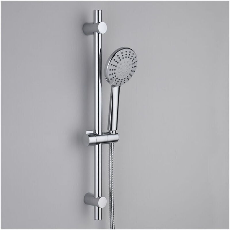 Duschstange Duschkopf 5 Strahlarten Multifunktionales Duschset Chrom