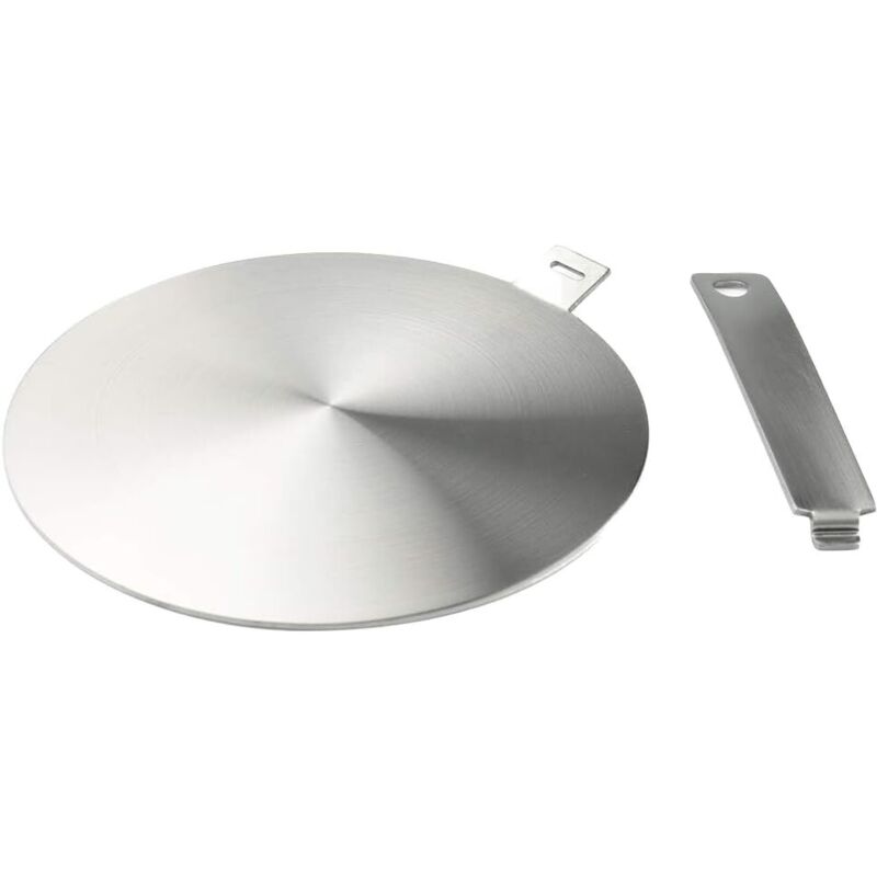 Induktionsadapter, Konverterplatte Für Induktionskochfeld, Wärmeverteilplatte, Mit Abnehmbarem Griff Und Basis (24 Cm)