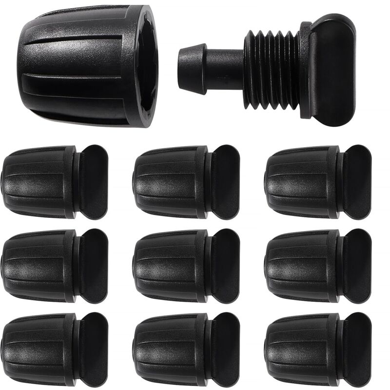 10 Stück Tropfbewässerungs-verbindungsstücke Für 8/12 Mm Schläuche, Adapter Und Stopfen Für Tropfbewässerung, Gerade Bewässerungsanschlüsse, Schlauchverbinder Für Bewässerungssysteme