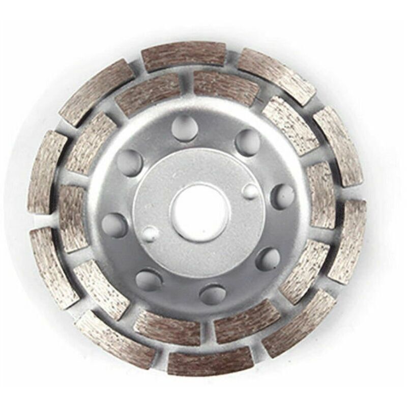 Diamanttrennscheibe 125 Mm Für Winkelschleifer – Doppelte Reihe – Für Beton, Estrich Und Naturstein – Bohrung 22,23 Mm – Schneller Materialabtrag - Pdx829