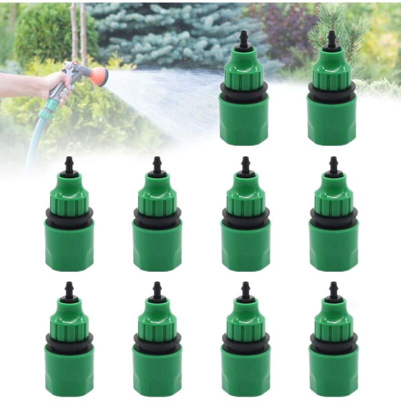 10 Stück Kunststoff-gartenschlauch-verbinder 4/7 Und 8/11 Schnellkupplung Für Gartenschläuche Mit Innendurchmesser Von 4 Bis 9 Mm