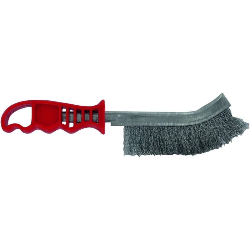Ergonomische, Konvexe, Metallisierte Handbürste Aus Stahldraht, Länge 0,3 Mm (edelstahlbürste)