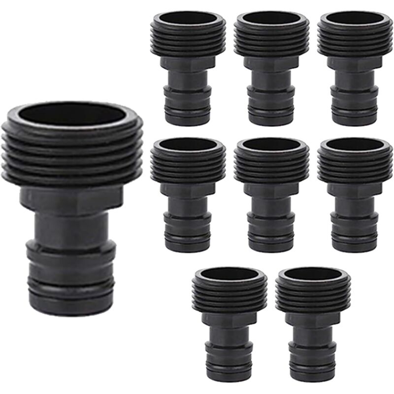 8er-set Schnellkupplungen 3/4" Für 1/2" Gartenschlauchanschluss