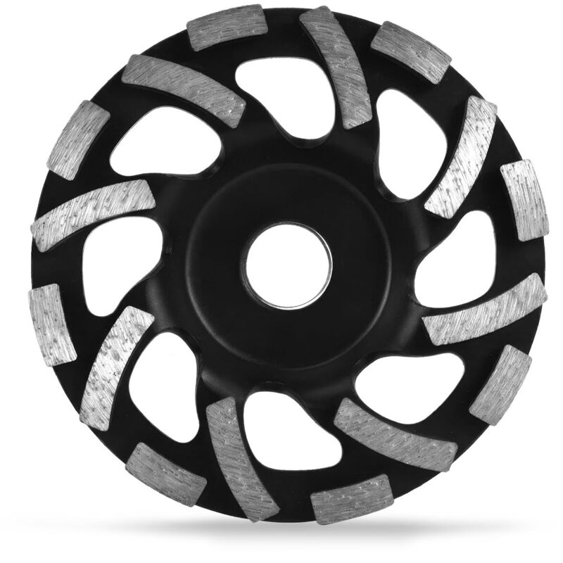Diamantschleifscheibe 125 Mm Für Beton, Diamantschleifscheibe, Betonschleifscheibe, Diamantierte Schleifscheibe, Doppelte Reihe Für Abrasive Baumaterialien, Granit, Naturstein, Beton, Mauerwerk