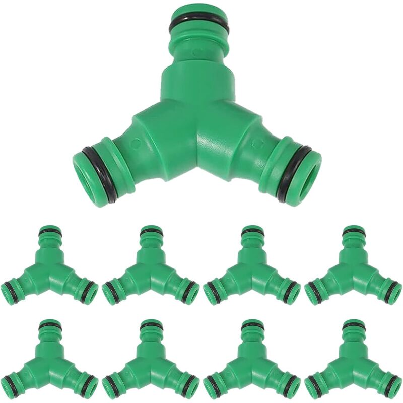 Satz Von 8 Y-schlauchverbindern - 1/2" - 3-wege