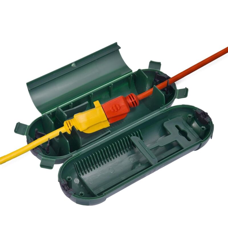 Sicherheitsgehäuse Für Außen-verlängerungskabel, Wasserdichte Abzweigdose, Schutzgehäuse Für Stecker Und Steckdose, Elektrischer Außenschutzkasten, Wasserdichte Safe-box Für Kabel