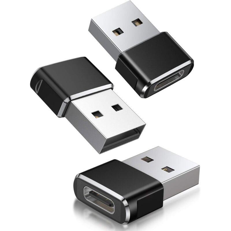 Usb-c-buchse Auf Usb-a-stecker Adapter, 3er-pack – Typ-c-zu-usb-a-konverter Für Apple Watch 7, Iphone 11, 12, 13 Pro Max, Se 3, 14, Ipad Air 5, Mini 6, 8