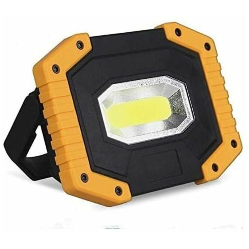 Wiederaufladbare 30w Led-arbeitsleuchte, 2000lm T-sun Baustellenstrahler, Arbeitslicht Mit 3 Modi, Tragbare Laterne, Usb-led-scheinwerfer Für Camping, Baustelle, Garage Und Werkstatt (1er-pack)
