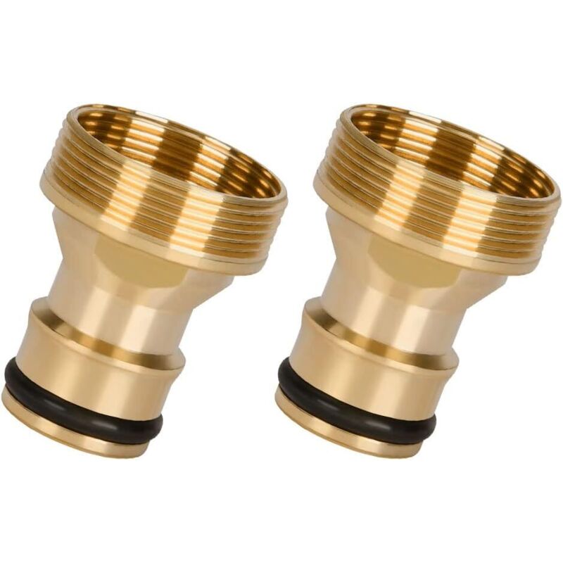 2er-set Gartenschlauch-adapter, Universeller Verbinder Mit M22-innengewinde Und M24-außengewinde, Universaladapter Für Küchenarmatur, Waschmaschine, Garten