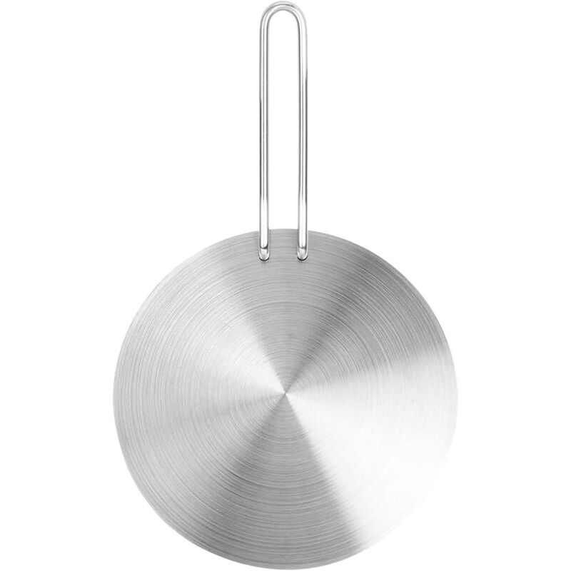 Wärmeleitplatte Aus Edelstahl, Induktions-adapterplatte, Kochplatte Für Elektro- Und Gasherd, Geeignet Für Eisenpfannen (20 Cm)
